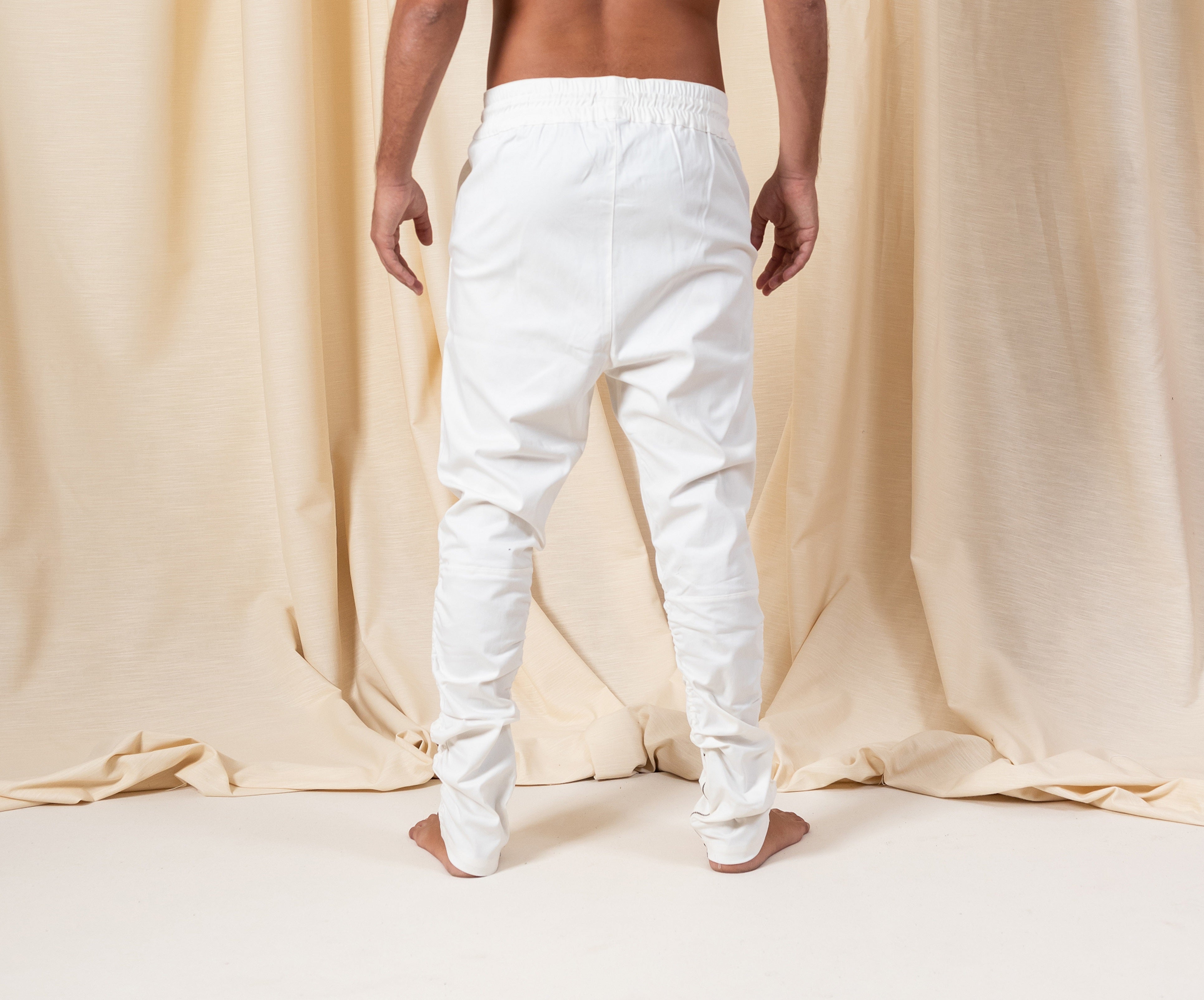 OFF-WHITE Flocked cotton-jersey tapered track pants | NET-A-PORTER